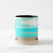 キニアート™️ウェスティービーチブロッサム ツートーンマグカップ (中央)
