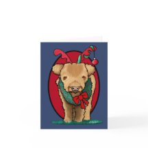 キニアート ハイランドカウ クリスマスカード