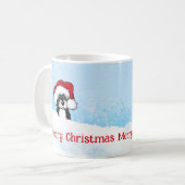 キニアート ハバナイズドッグ クリスマス コーヒーマグカップ (正面左)