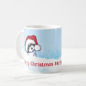 キニアート ハバニーズ クリスマス コーヒーマグカップ (正面左)