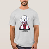 キニアート フォーマルウェア マルチーズ Tシャツ (正面)