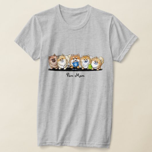 キニアートPOMパレード Tシャツ (レイダウン)