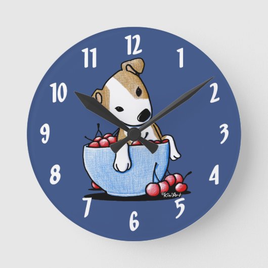 『キニア離れートME THE PIT WALL CLOCK』 ラウンド壁時計 (正面)