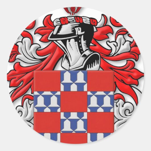 キニーズコート・オブ・アームズ ラウンドシール (正面)