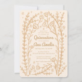 キネアニラ15th BDayフローラお洒落つる植物カスタム 招待状 (裏面)