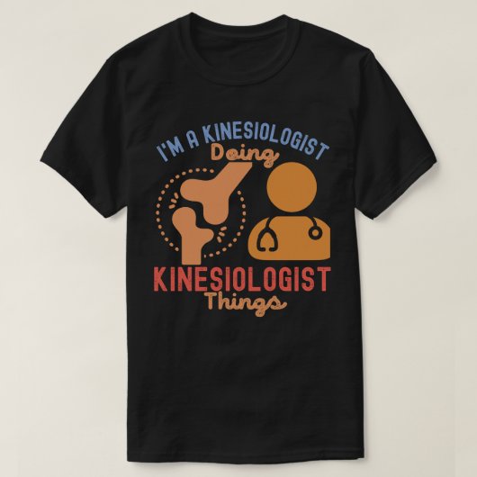 キネシオロジストとして働く私 Tシャツ (デザイン正面)