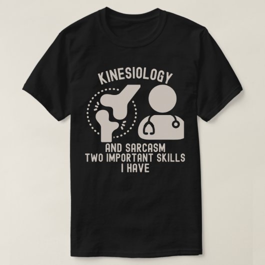 キネシオロジスト7、キネシオロジー専攻 Tシャツ (デザイン正面)