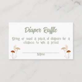 キノコおむつラッフルゲーム プレイスカード