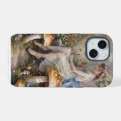 キノコお洒落の妖精 iPhone 15ケース (裏面横)