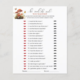 キノコお洒落の水の色と彼は彼女はgaと言った