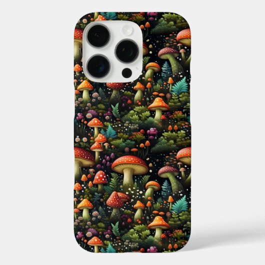 キノコお洒落デザイン- Fairycore Eutique Case-Mate iPhoneケース (裏面)