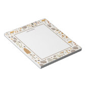 キノコお洒落型名前をカスタムする ノートパッド (アングル)