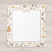 キノコお洒落型名前をカスタムする ノートパッド