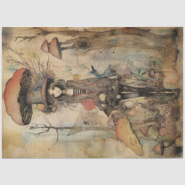 キノコお洒落妖精春フォレストNo2 薄葉紙