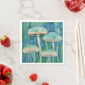 キノコかクラゲ？ スタンダードカクテルナプキン (インサイチュ)