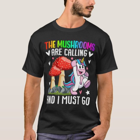 キノコがキノコ菌学者と呼んでいる狩り Tシャツ (正面)