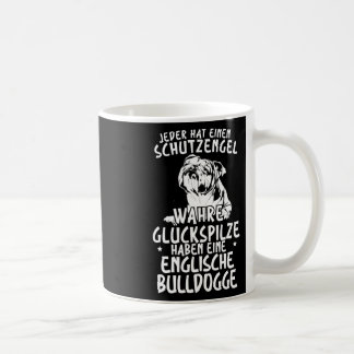 キノコとイングリッシュ・ブルドッグ コーヒーマグカップ