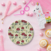 キノコとクリッターのパーティープレート ペーパープレート (パーティー)