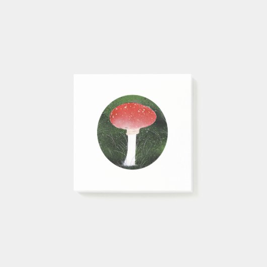 キノコとスポンジ ポストイット (正面)