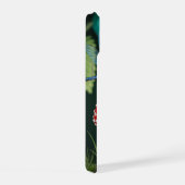 キノコと可愛いトンボ - iPhone 15ケース (右側面)