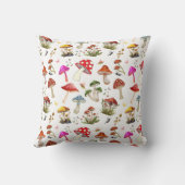 キノコと妖精の森の友人 クッション (裏面)