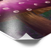 キノコと月光 フォトプリント            (角)