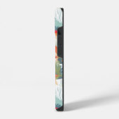 キノコと木のデザイン iPhoneケース (左側面)
