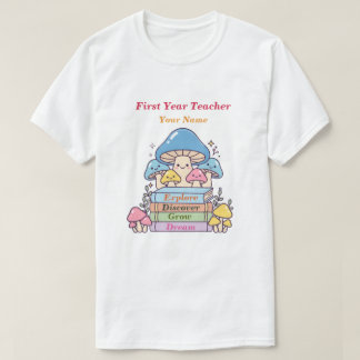 キノコと本好きのためのウィークエンドスタイル | 読書好きのためのデザイン Tシャツ