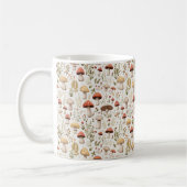 キノコと森の花 コーヒーマグカップ (左)