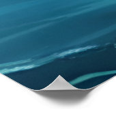 キノコと海と青い空 | AIアートポスター ポスター (角)