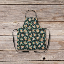 キノコと葉が黒