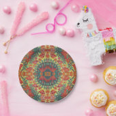 キノコと葉紙プレート ペーパープレート (パーティー)