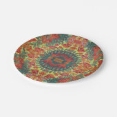 キノコと葉紙プレート ペーパープレート (アングル)