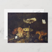キノコと蝶との静物生活 ポストカード (正面/裏面)