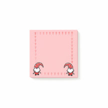 キノコと赤いノームの付箋