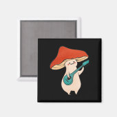 キノコと音楽 マグネット (正面/裏面)