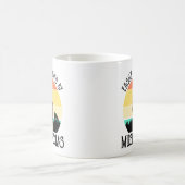 キノコに気が散りやすい(モレル) コーヒーマグカップ (中央)