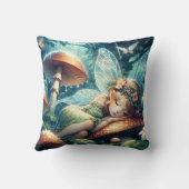 キノコに眠るエーテルの妖精 クッション (裏面)