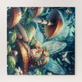 キノコに眠るエーテルの妖精 ジグソーパズル (横)