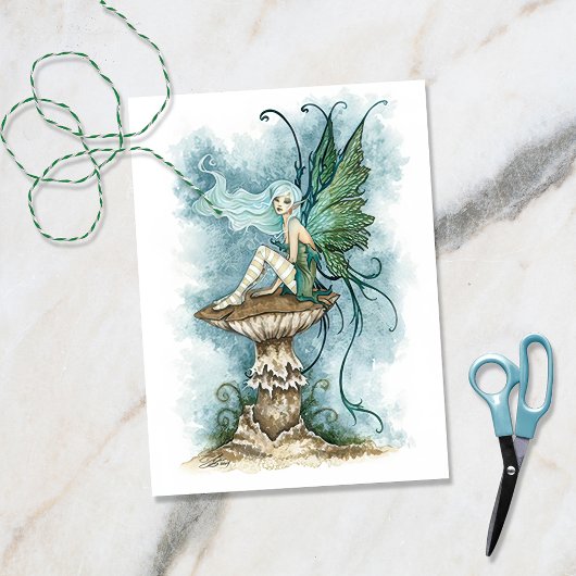 キノコに身を置く妖精 薄葉紙