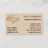 キノコのアイコン 名刺 (正面)