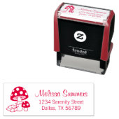 キノコのアドレスを入力 セルフインキングスタンプ (インサイチュ)