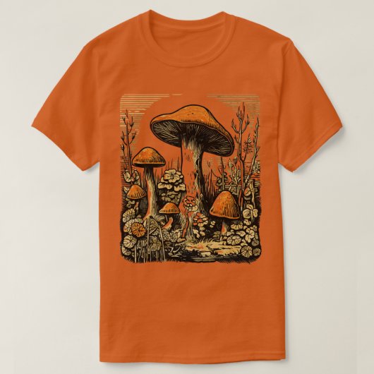 キノコのキノコのforager菌学専門家一覧1 tシャツ (デザイン正面)