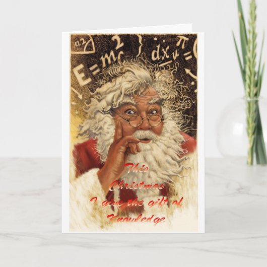 キノコのクリスマス シーズンカード (正面)