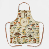 キノコのコレクシパーソナライズされたョン エプロン (正面)