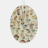 キノコのコレクション ガラスオーナメント (正面左)