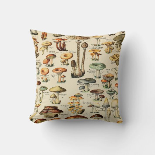 キノコのコレクション クッション (正面)