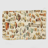 キノコのコレクション ゴルフタオル (横)