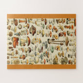 キノコのコレクション ジグソーパズル (横)