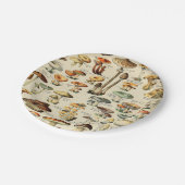 キノコのコレクション ペーパープレート (アングル)